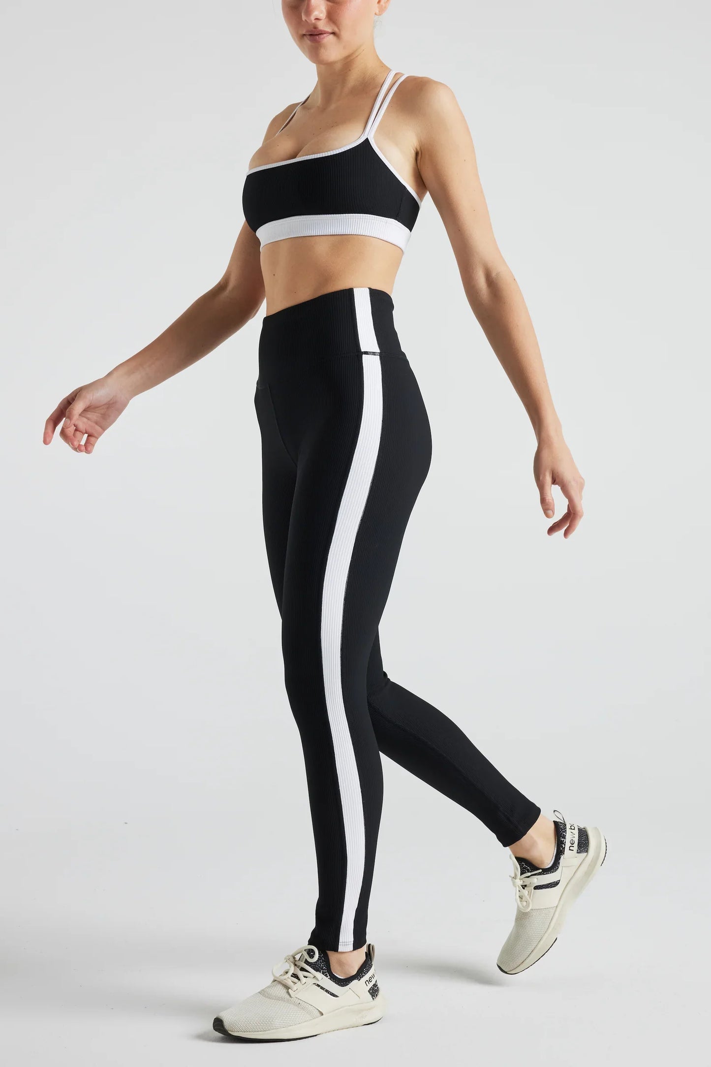 Electric Rib Color Block Bra